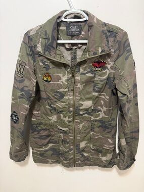 Ashley By 26 International Women's Camo Utility Jacket - Olive Green